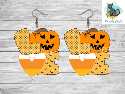 Halloween Pumpkin Autumn Plaid Design, Cute, Halloween, Sublimation, Digital Design, PNG, Download, Decoration,Earring,DoorHanger,Ornament
