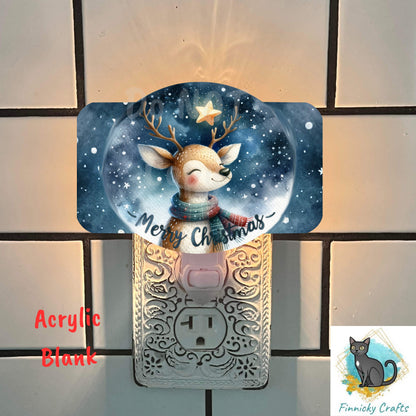 Rounded plaque, Reindeer, Christmas ornament, Sublimation, Digital, PNG, Design, Download Only, Ornament, Decoration, Sign