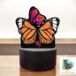 Monarch Butterfly png - Sublimation Designs - Acrylic Light Base - Decor - Night Light - Gift - Fly
