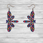 Floral Dragonfly  - Sublimation Digital Design Bundle - MDF, Acrylic, Earrings, Night Light, Bag Charms