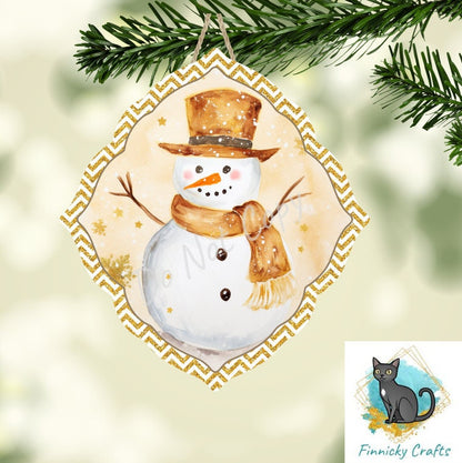 Fancy Diamond - Pink Butterfly - Teal Diamond - Gold Snowman Earrings Digital Download- Earrings, Keyrings, Ornaments, Decorations