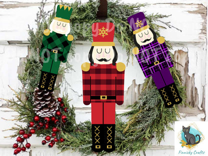 Christmas, Nutcracker, Bundle -  Digital, Design, Sublimation, Ornament, Door Hanger, Earrings, Tiered Tray Decor, PNG, Download Only
