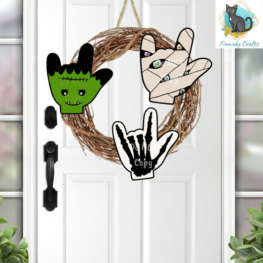 ASL - I love you sign language bundle, earrings, Sublimation, Digital Design, PNG, Download, Decoration, Door Hanger, Ornament, MDF, Acrylic