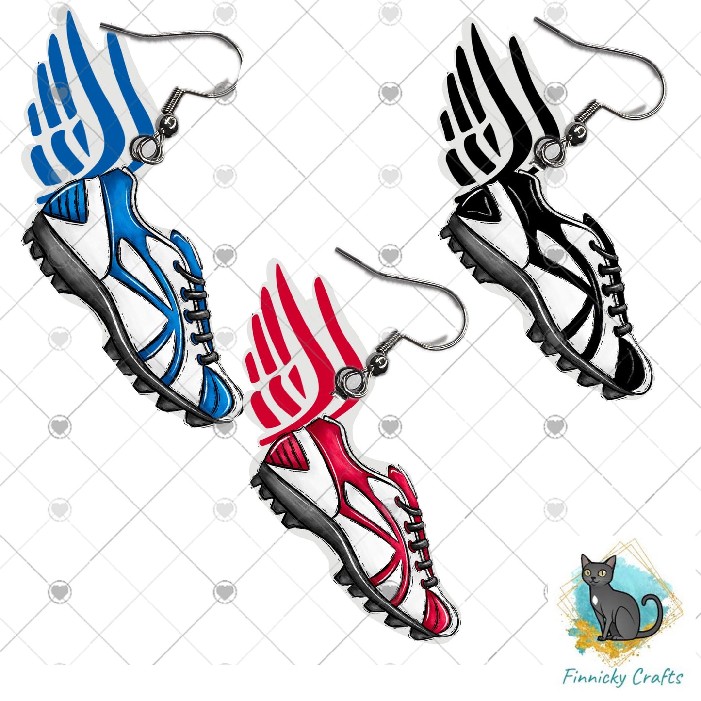 Track Shoe Shape, Sports, Running, Shoe with wings, Sublimation, Digital, PNG, Design, Download