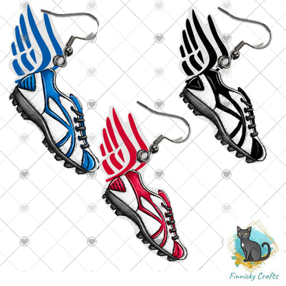 Track Shoe Shape, Sports, Running, Shoe with wings, Sublimation, Digital, PNG, Design, Download