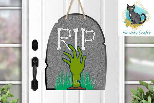 Fall, Halloween, Tombstone, RIP, Spooky, Welcome, Round, Coaster, Door Wall Hanger, Sublimation, Digital, PNG, Design, Download Only, Tiered