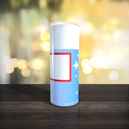 Customizable Spray Can Tumbler Template - Be Gone Template - Red White Blue - Digital Design - Sublimation Tumbler