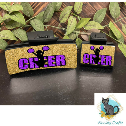 Large hair clip, small hair clip, earrings, sublimation, png