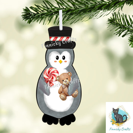 Baby Penguin Ornament,  Nightlight, Decoration, summer, Christmas, gift, Sublimation, Digital, PNG, Design, Download, MDF, Acrylic