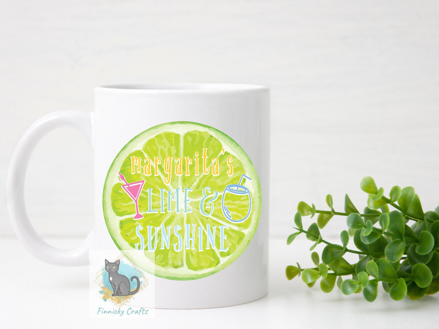 Margaritas Lime and Sunshine Sublimation Design  - Round Sign - T-shirt Design - Digital Download