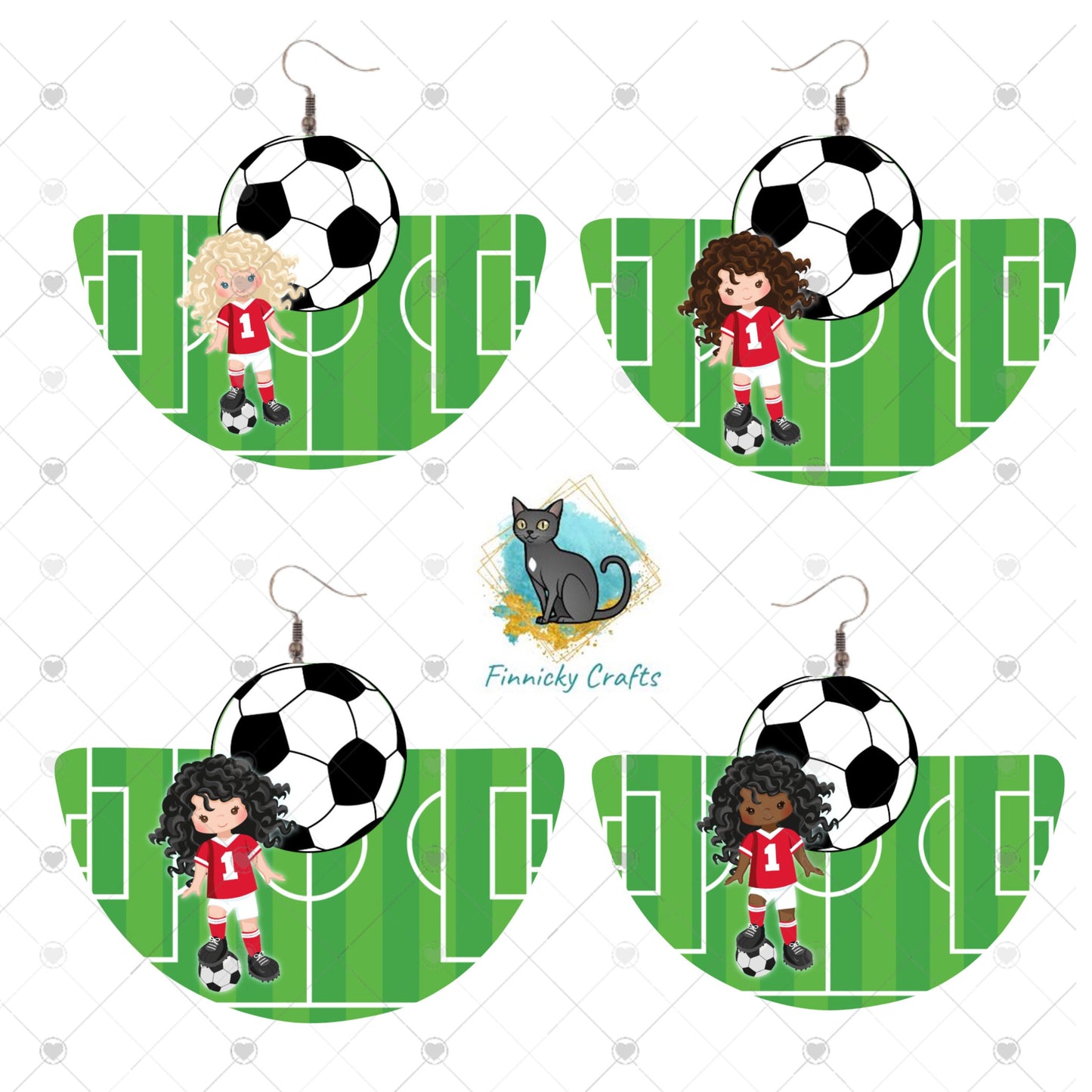 Boho Rounded Bundle, Soccer, Girls, Sports, Sublimation, Digital, PNG, Design, Download