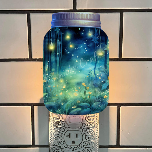 Firefly Mason Jar Sublimation Digital Design Bundle - MDF, Acrylic, Glitter Acrylic - Earrings, Sign, Nightlight, Vent Clip, Beach Bag
