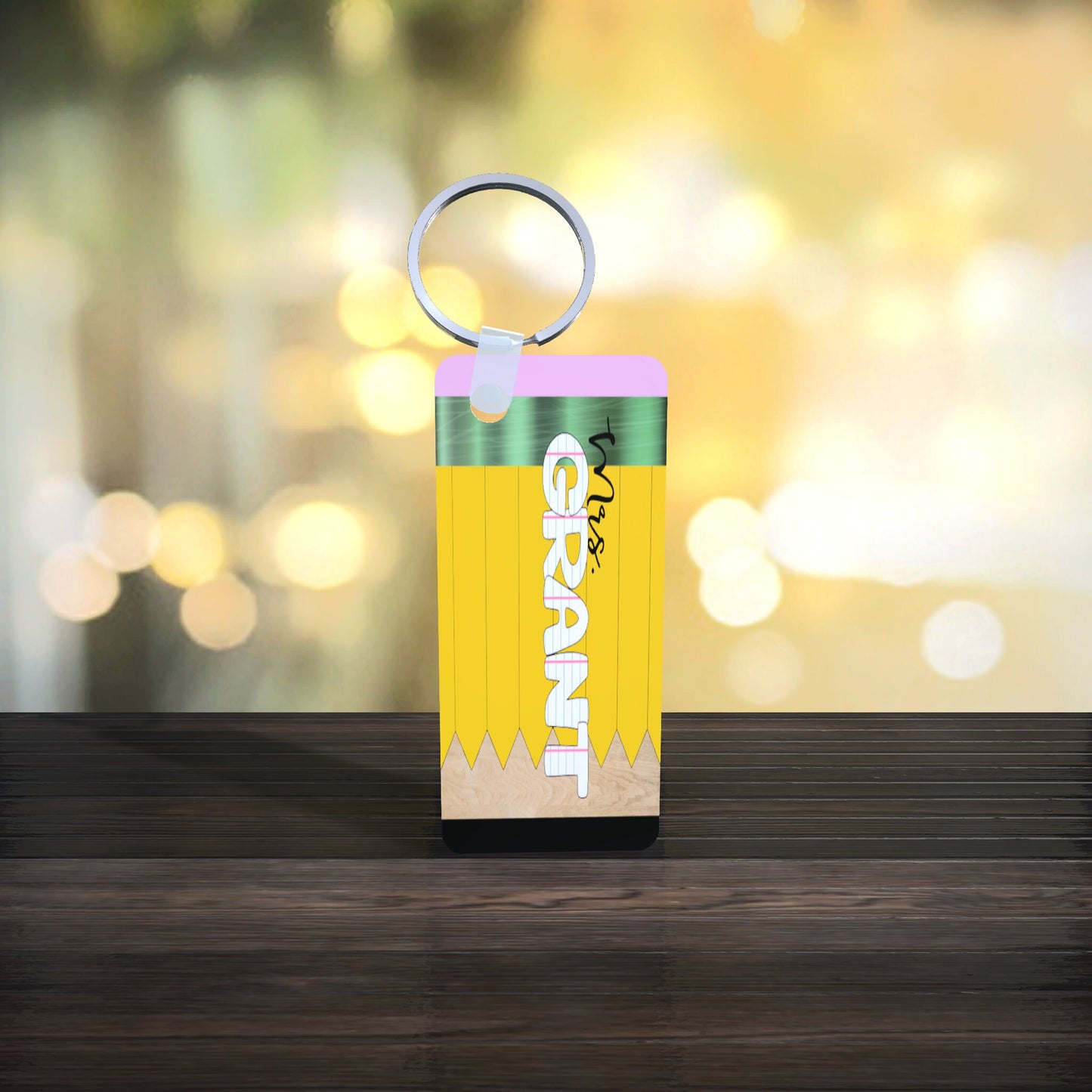 Pencil with lined paper letters - Digital Design - Sublimation Tumbler, clipboard, lip balm holder, key ring, bookmark