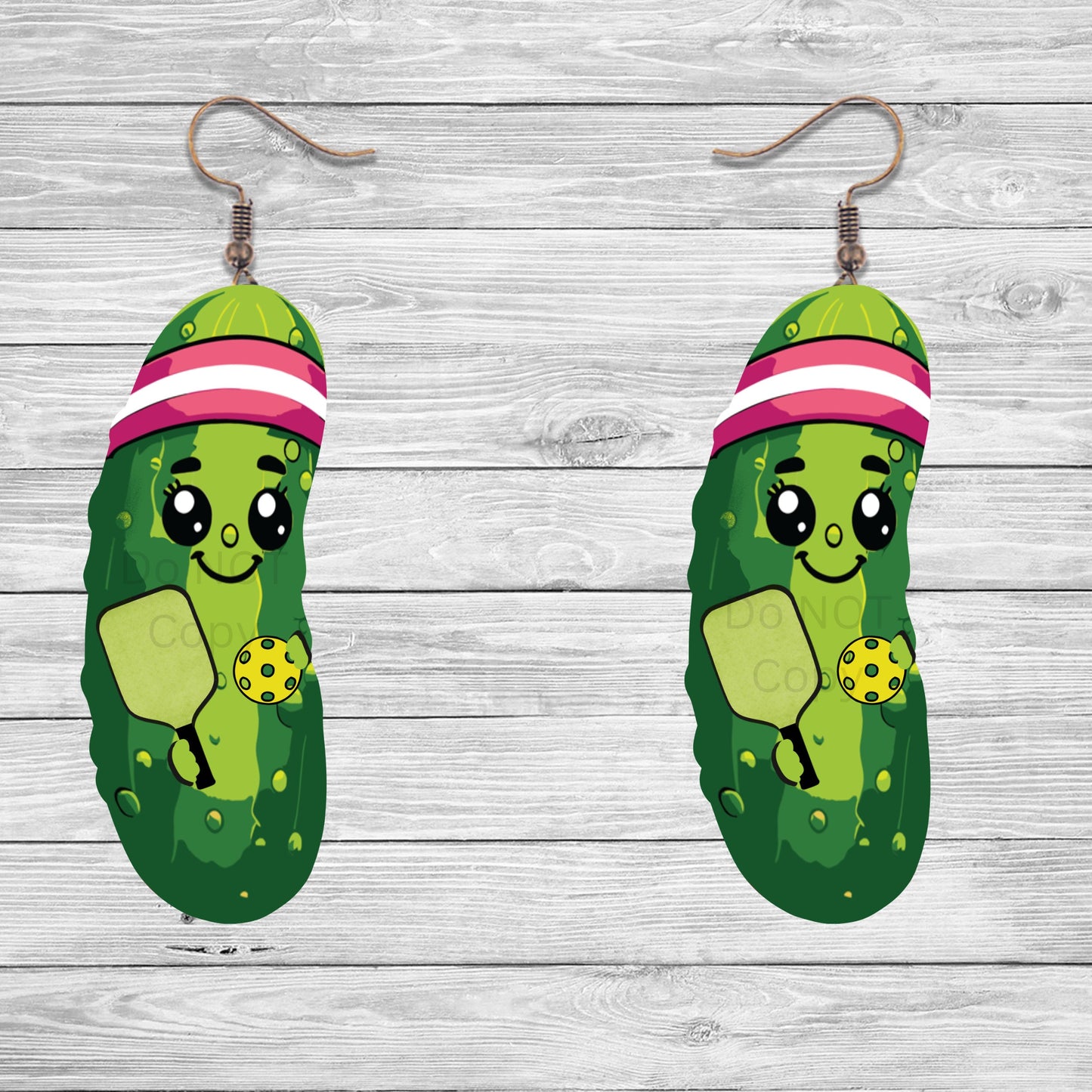 Pickleball pickle keyring,  PNG, Digital Download, Sublimation, Decor, Earrings, jewelry, ornament,  Badge Reel, Keyring