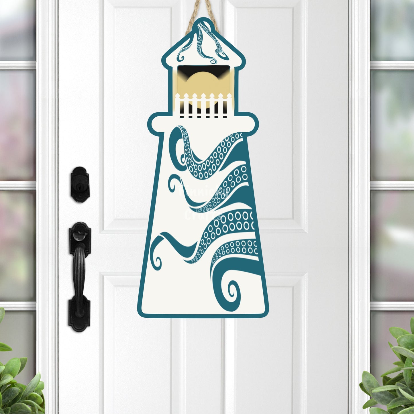 Kraken Lighthouse Sign, Octopus, Nightlight, Keychain, Earrings, Sublimation, Digital, PNG, Design, Download, Acrylic, MDF