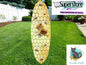 Bees and Beehive Long Oval Wind Spinner Design png
