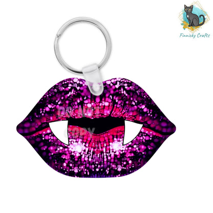 Spooky Halloween Lips -  - Sublimation Digital Design Bundle - MDF - Acrylic - Night Light - Suncatcher - Earrings - Decor