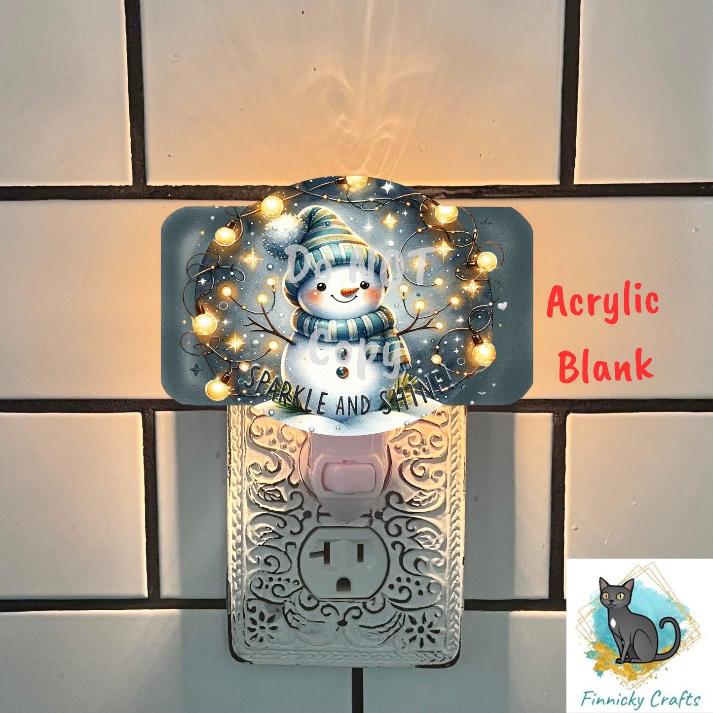 Plaque, Snowman, Christmas ornament, lights, Sublimation, Digital, PNG, Design, Download Only, Ornament, Decoration, Sign, DTF