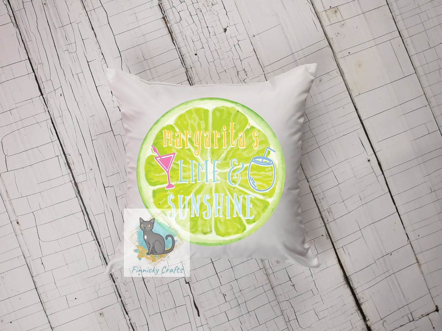 Margaritas Lime and Sunshine Sublimation Design  - Round Sign - T-shirt Design - Digital Download
