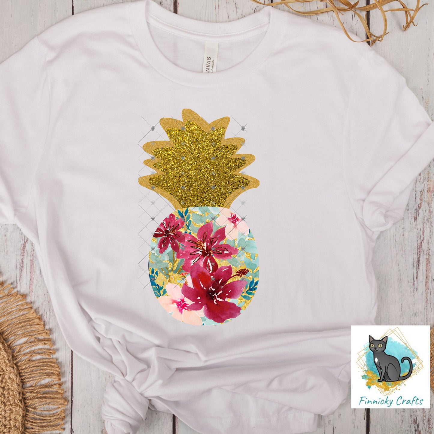 Pineapple Shape png - Floral - Glitter Look - Sublimation Designs - Wall Hanger - Earring Png - T-shirts - Pillows - Digital Design Download