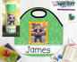 Lunch bag png, Tumbler png, Neoprene, school, customizable, straight tumbler wrap, sublimation, png