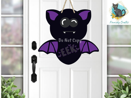Purple and Black Bat; Halloween Sign, Earrings, Ornament png, Digital Download