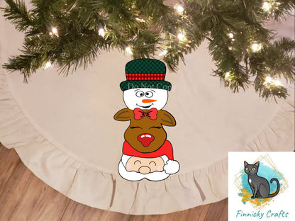 Snowman, Reindeer, Santa Christmas Design png