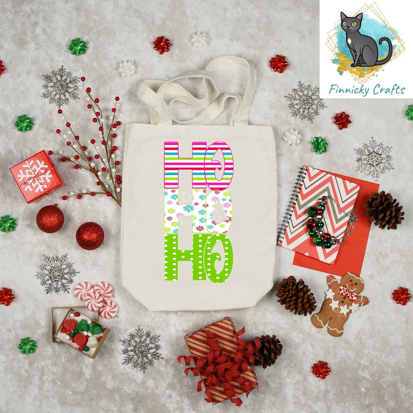 Ho Ho Ho Christmas Sublimation Design png - ornament, sign, earrings, badge reel, bag charm