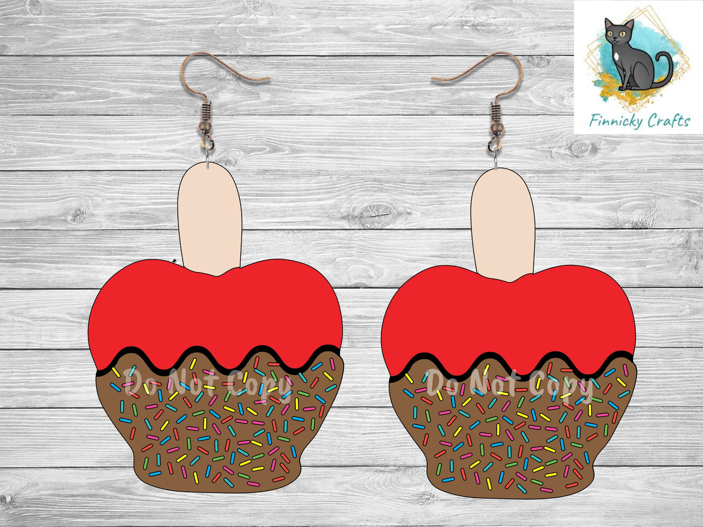 Caramel Apple Fall Autumn Sublimation Design png - Hello Fall and Blank
