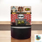 Santa Fireplace - Hunting Lodge - Customizable Light Base,  Sublimation, Digital, PNG, Design, Download, Hunters, Fishermen