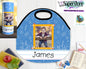 Lunch bag png, Tumbler png, Neoprene, school, customizable, straight tumbler wrap, sublimation, png