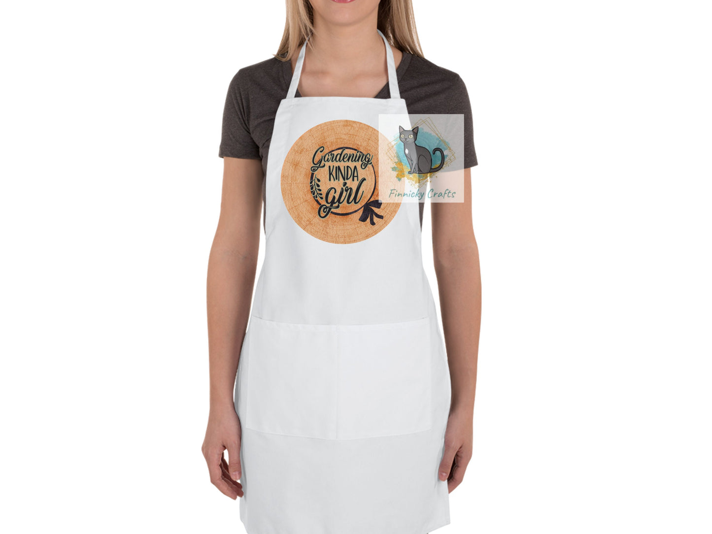 Gardening Kinda Girl Sublimation Design  - Round - T-shirt - Sign - Pillow - Apron - Bag - Hat - Cup Design - Digital Download