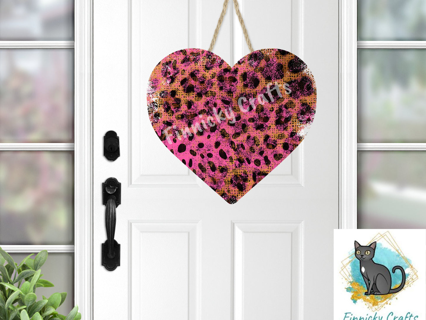 Grunge Leopard Heart, Earrings, Keychain, Wall Hanger, Door Hanger, Sublimation, Digital, PNG, Design, Download Only
