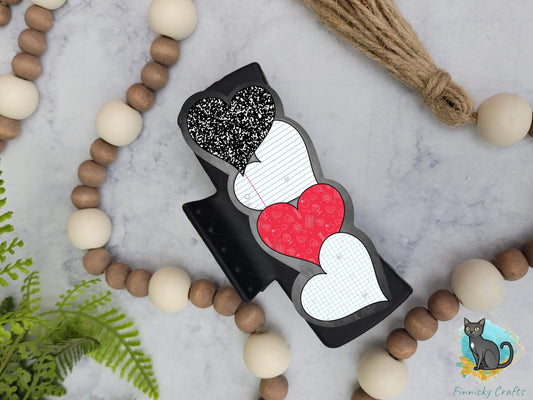 Teacher hearts Large hair clip, Large Hair Claw Png, Heart Hair Clip, Hair Claw Design,  Sublimation Design, Digital Download