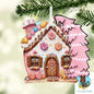 Gingerbread house with tree - Christmas Sublimation Design PNG Graphic Clip Art Digital Download