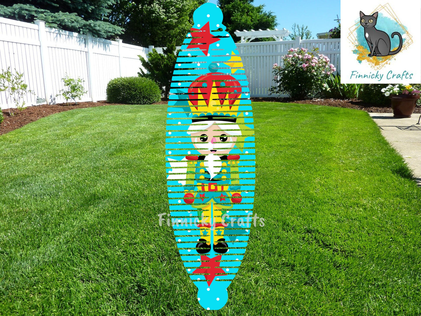 Nutcracker Long Oval Wind Spinner Design png Bundle