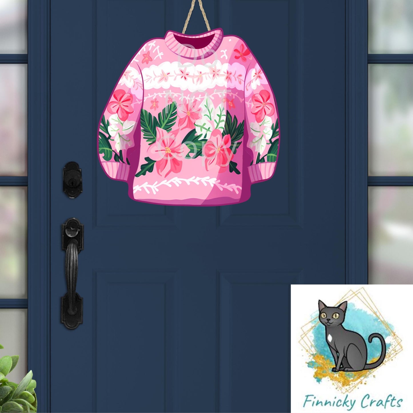 Sweater Blank Design - Winter Ornament, Ugly Christmas Sweater, Nightlight, Sublimation, Digital, PNG, Design, Download, MDF, Acrylic, DTF