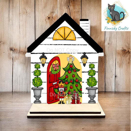 2-Piece, Interchangeable House & Christmas Door Sign, Sublimation, Digital, PNG, Design, Download