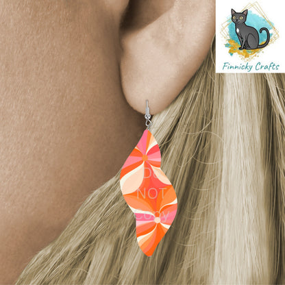 Swirl Bundle  70s Design, Bright colors, Earring, Keychain, Wall Hanger, Door Hanger, Sublimation, Digital, PNG, Design, Download Only