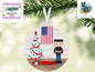 Bulb, Bobber, Military, Marines, Christmas, Digital, PNG, Download, Ornament, Sublimation, Coaster, Round, Christmas, Badge Reel