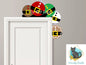 Ornament Corner Sitter - Santa Bulb, Elf Bulb, Reindeer bulb, snowman bulb, gingerbread bulb PNG Digital Download for Sublimation