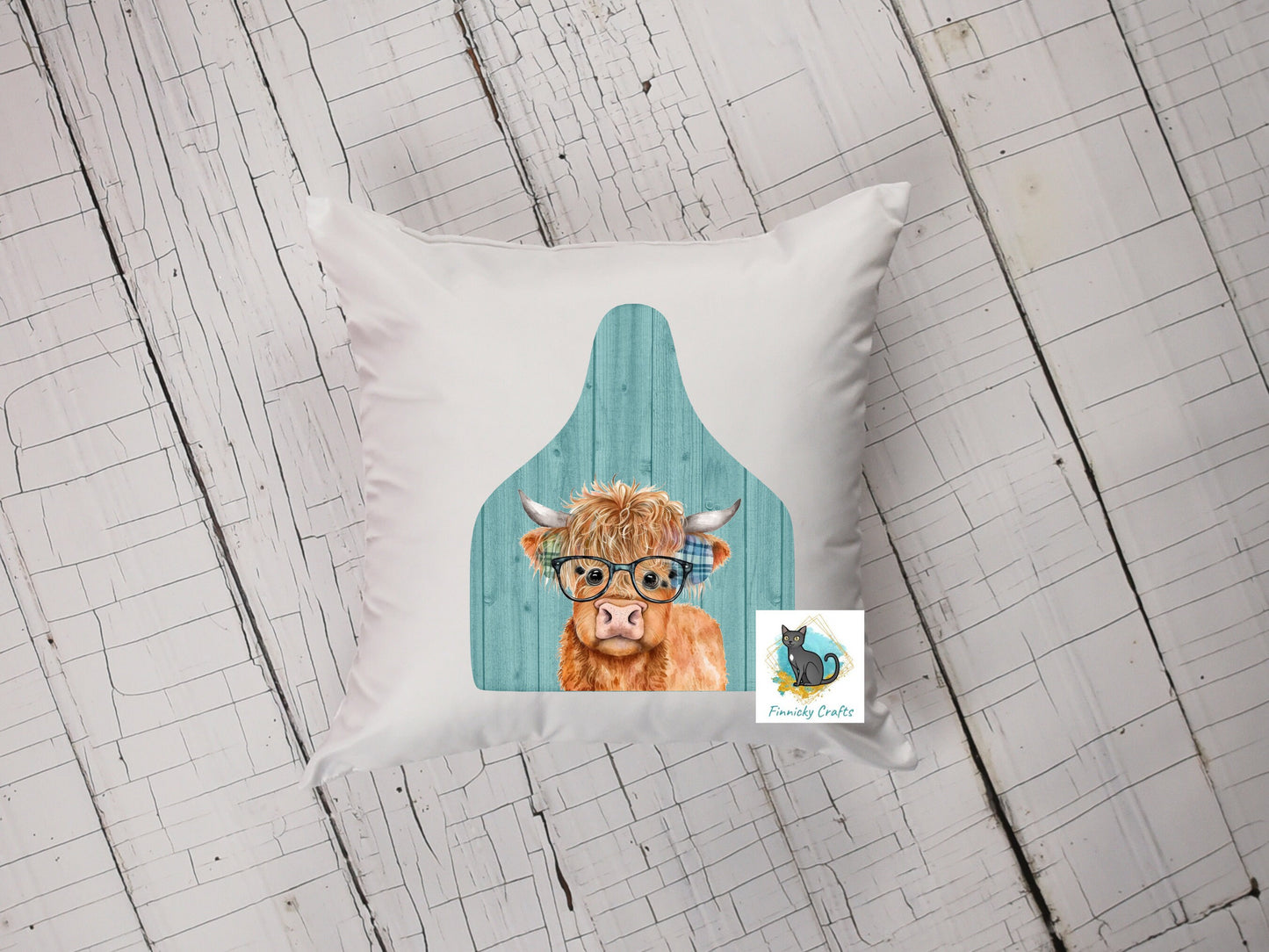 Customizable Highland Cow Tag Shape  png - Sublimation Designs Wall Hanger - Earring Png - Cow Tag Download