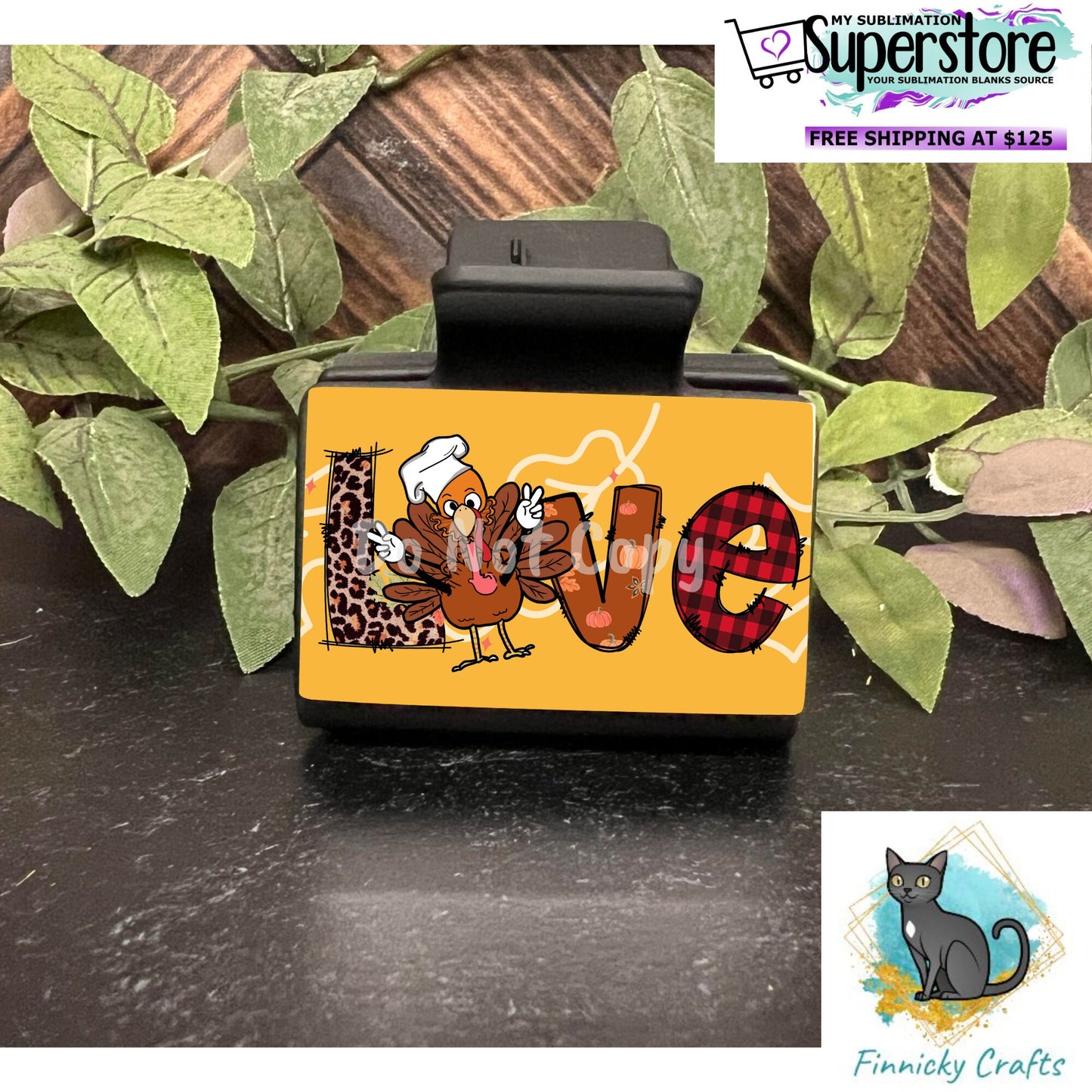 Large hair clip, small hair clip, earrings, Turkey, Love, Thanksgiving sublimation, png