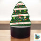 Personalizable Chubby Christmas Tree - light base, night light -  Christmas Ornament Digital File, Acrylic, DTF