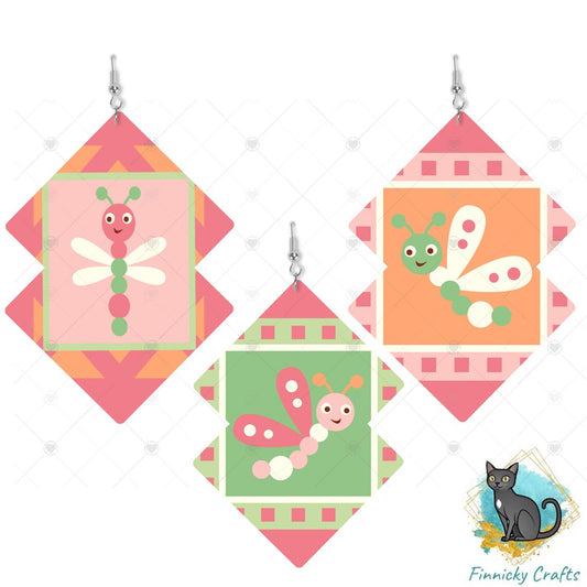 Boho Double Shape, Dragonfly, Butterfly, Sublimation Design, Download, Sign, Suncatcher, Night Light, Acrylic and MDF