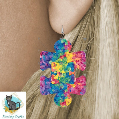 Puzzle Piece, Sublimation, Digital, PNG, Design, Download, Autism, Rainbow