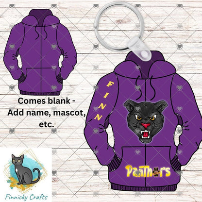 Jacket/Hoodie Blank Design - Winter Ornament, Nightlight, Sublimation, Digital, PNG, Design, Download, MDF, Acrylic, DTF