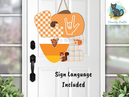 Love Pumpkin Autumn Plaid Design, Cute, Halloween, Sublimation, Digital Design, PNG, Download, Decoration,Earring,DoorHanger,Ornament