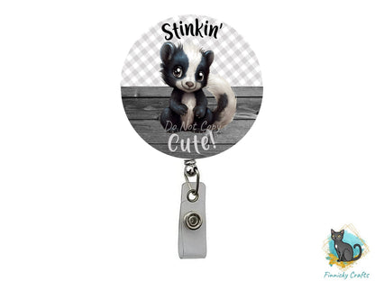 Round Design, Skunk, Stinkin Cute, Sublimation, PNG, Digital Download, Earrings, Door Hanger, Decoration, Car Coaster