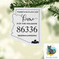 Customizable Arizona State Shape, Home for the Holidays, Zip Code, Sublimation, PNG, Digital Download, Door Hanger, Decoration, Ornament
